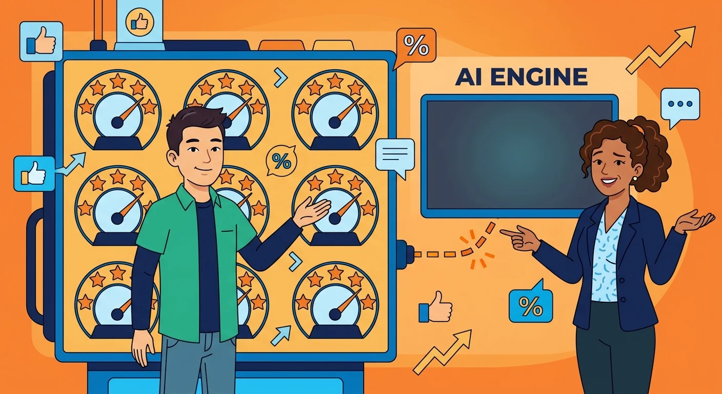 clinic star ratings disconnected from AI recommendation engine