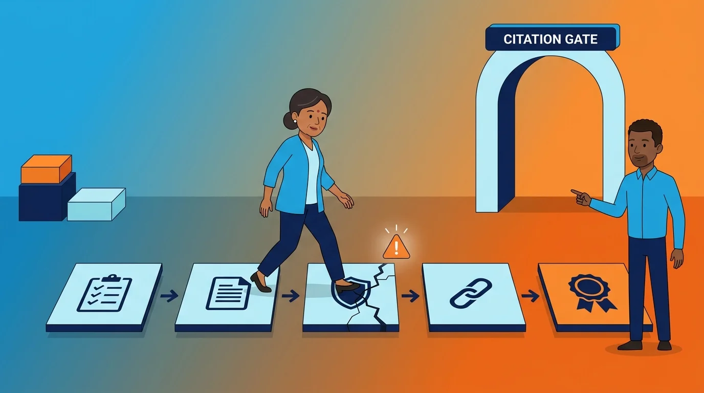 Sequenced implementation path for verified clinic citation