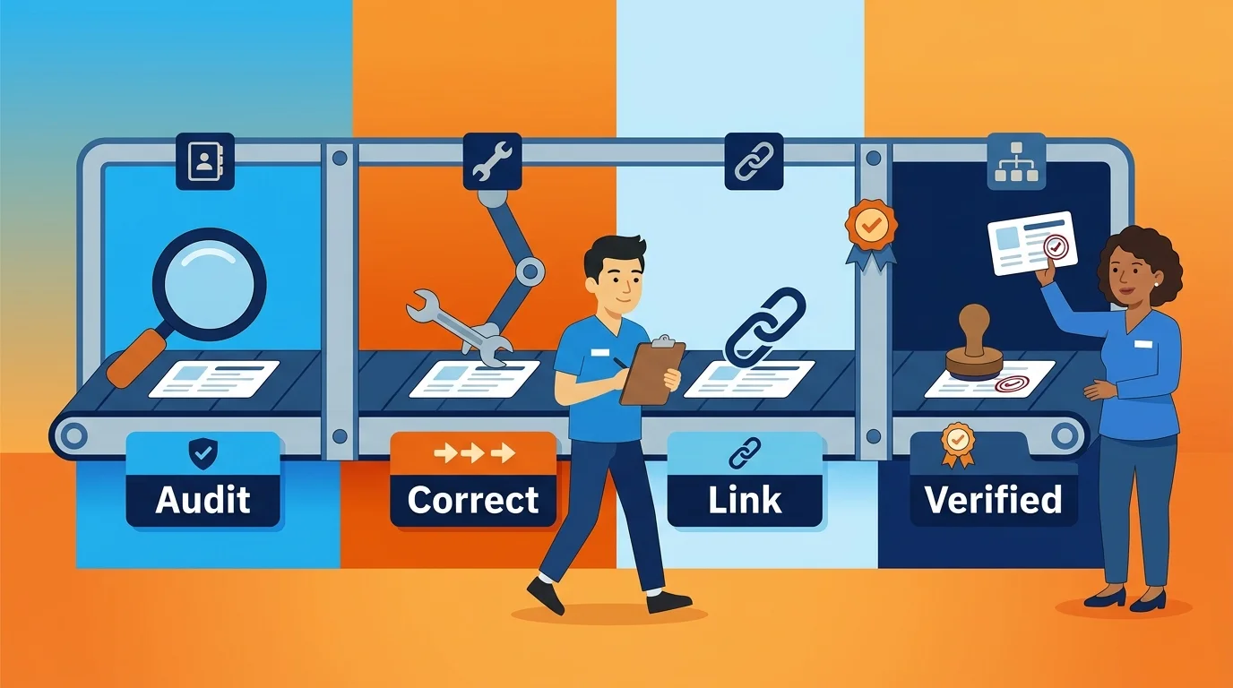Step by step healthcare directory consensus building process