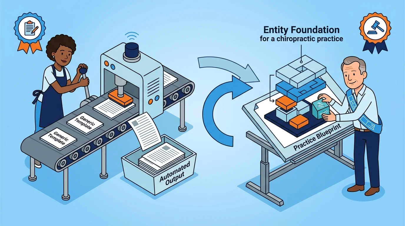 Custom AI authority process versus automated content production comparison