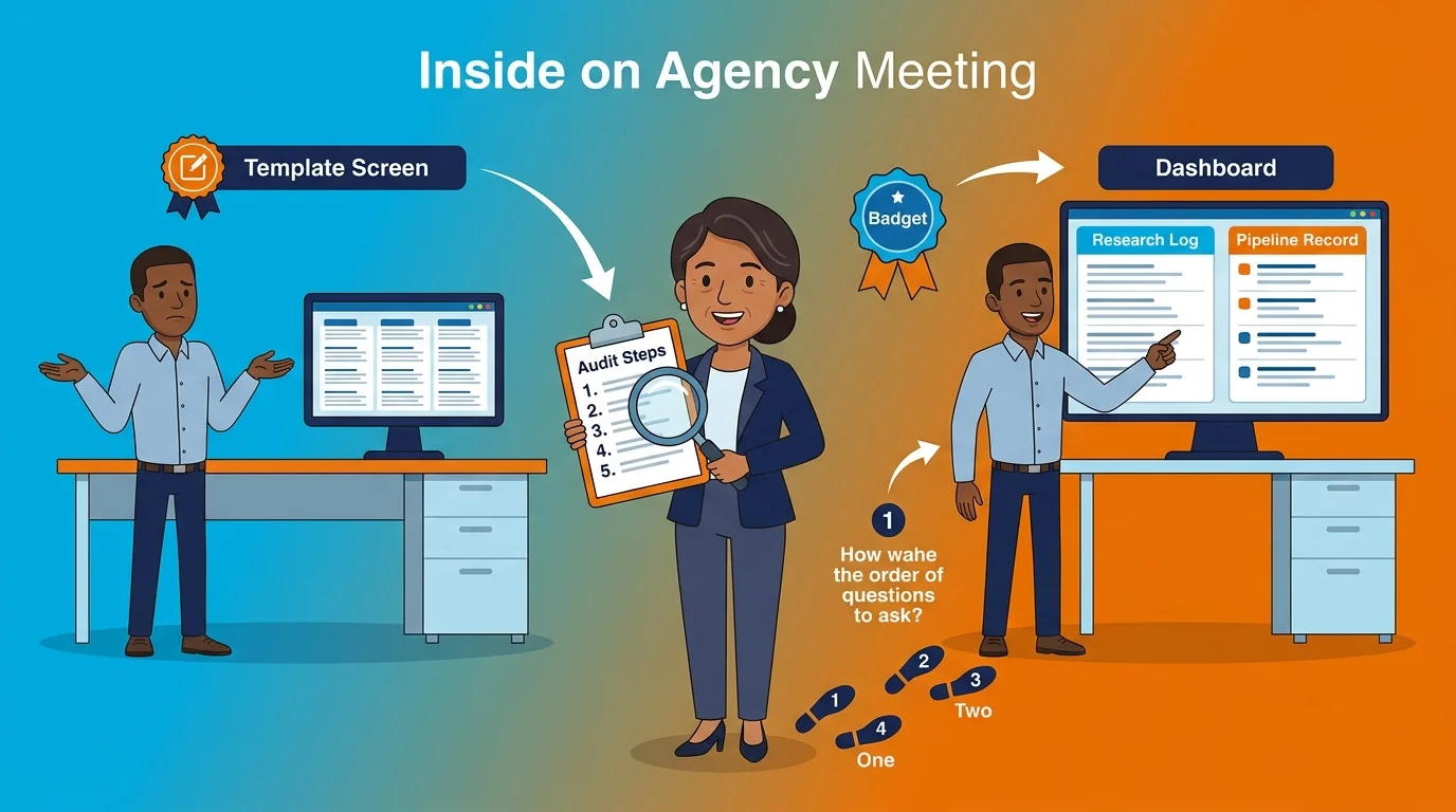 Auditing an agency AI authority process checklist