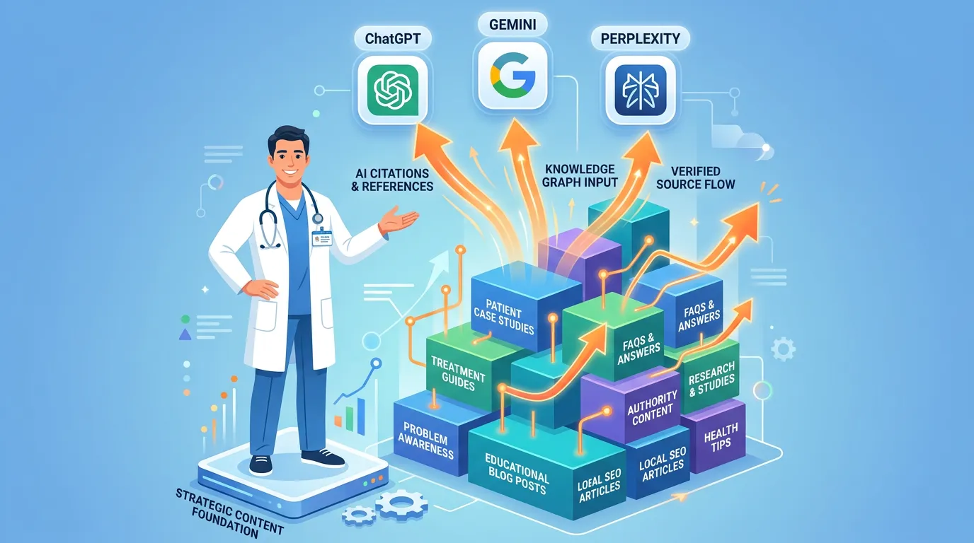 AEO content compounding into chiropractic AI recommendations over time