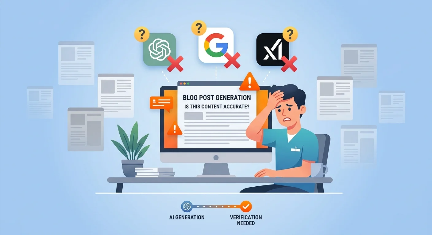 Chiropractor frustrated by invisible content that AI engines cannot read or recommend