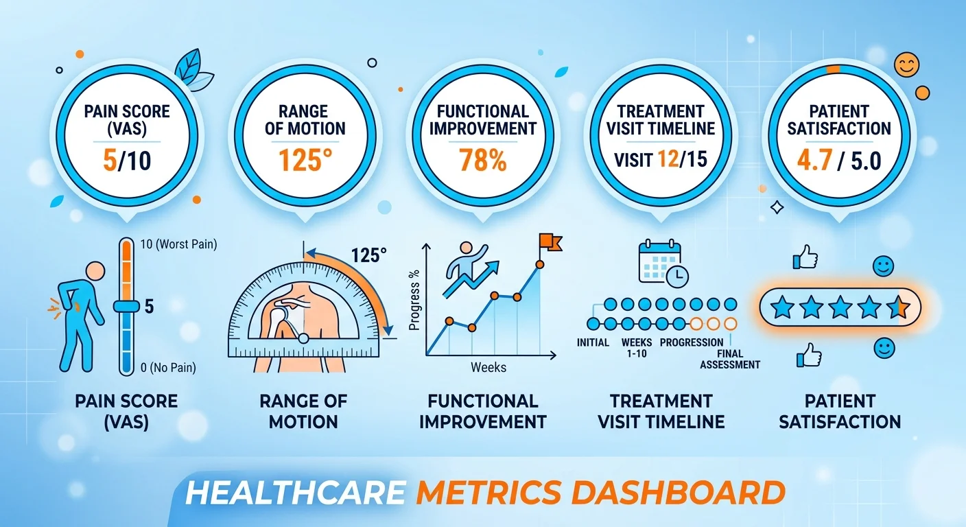Five trackable chiropractic outcome metrics AI answer engines can validate