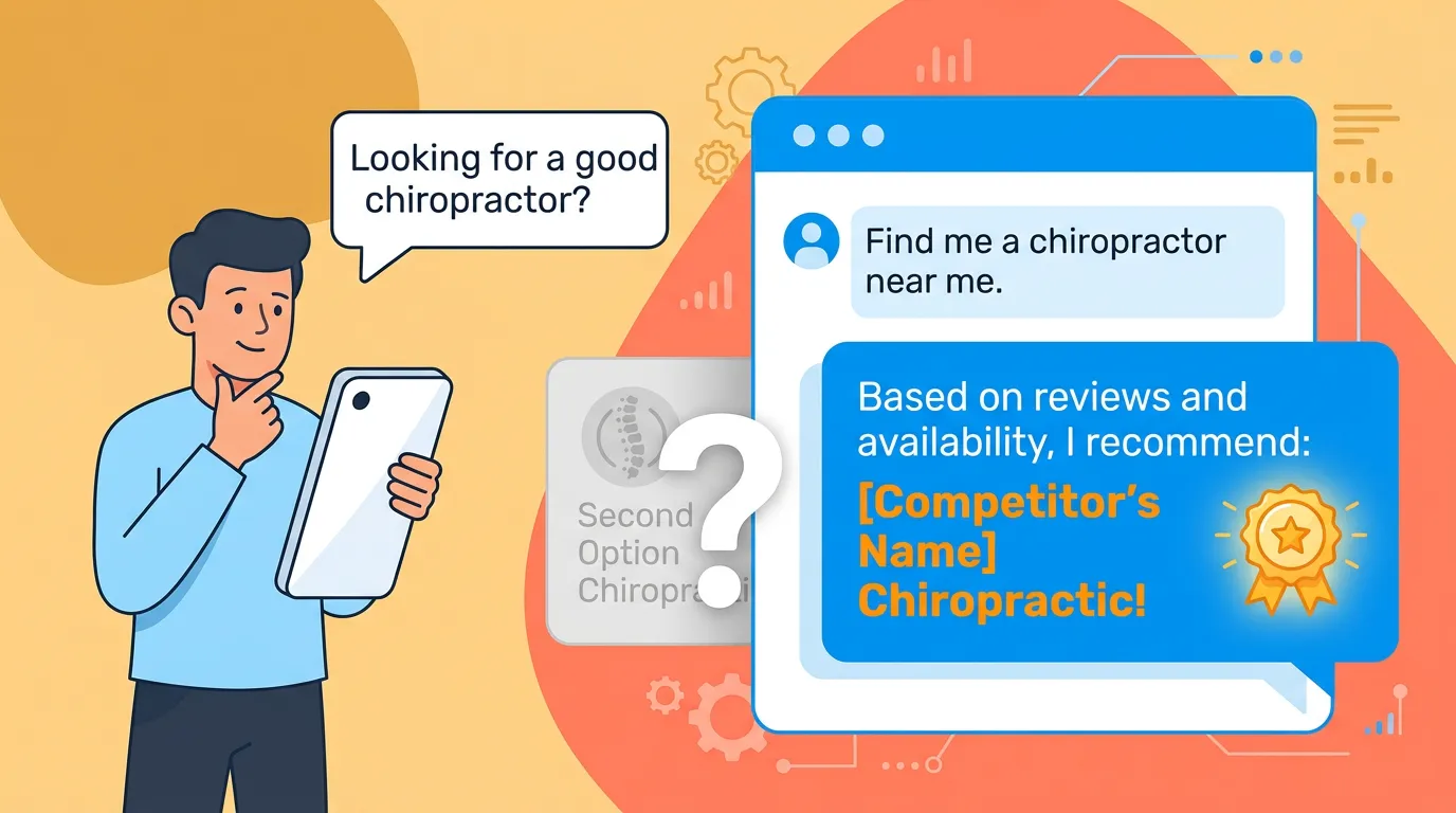 AI hallucination chiropractic entity confusion competitor recommended practice invisible