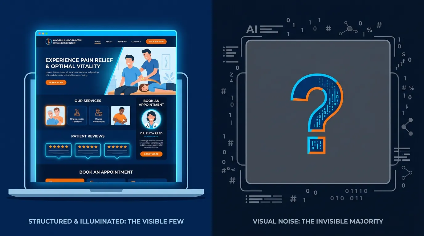 chiropractic-website-invisible-to-ai-engine-digital-brochure-fallacy