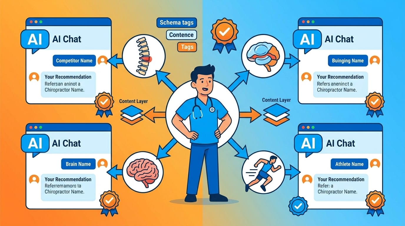 chiropractor condition authority hub AI recommendation national citability