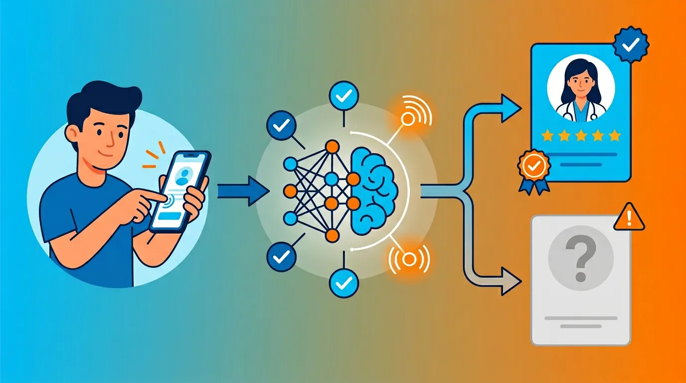 how AI verifies and recommends chiropractors using machine trust signals