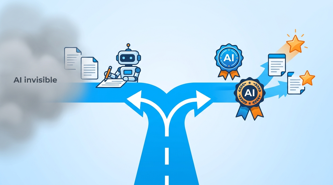 single model AI content vs two AI validation system chiropractic AEO machine trust comparison