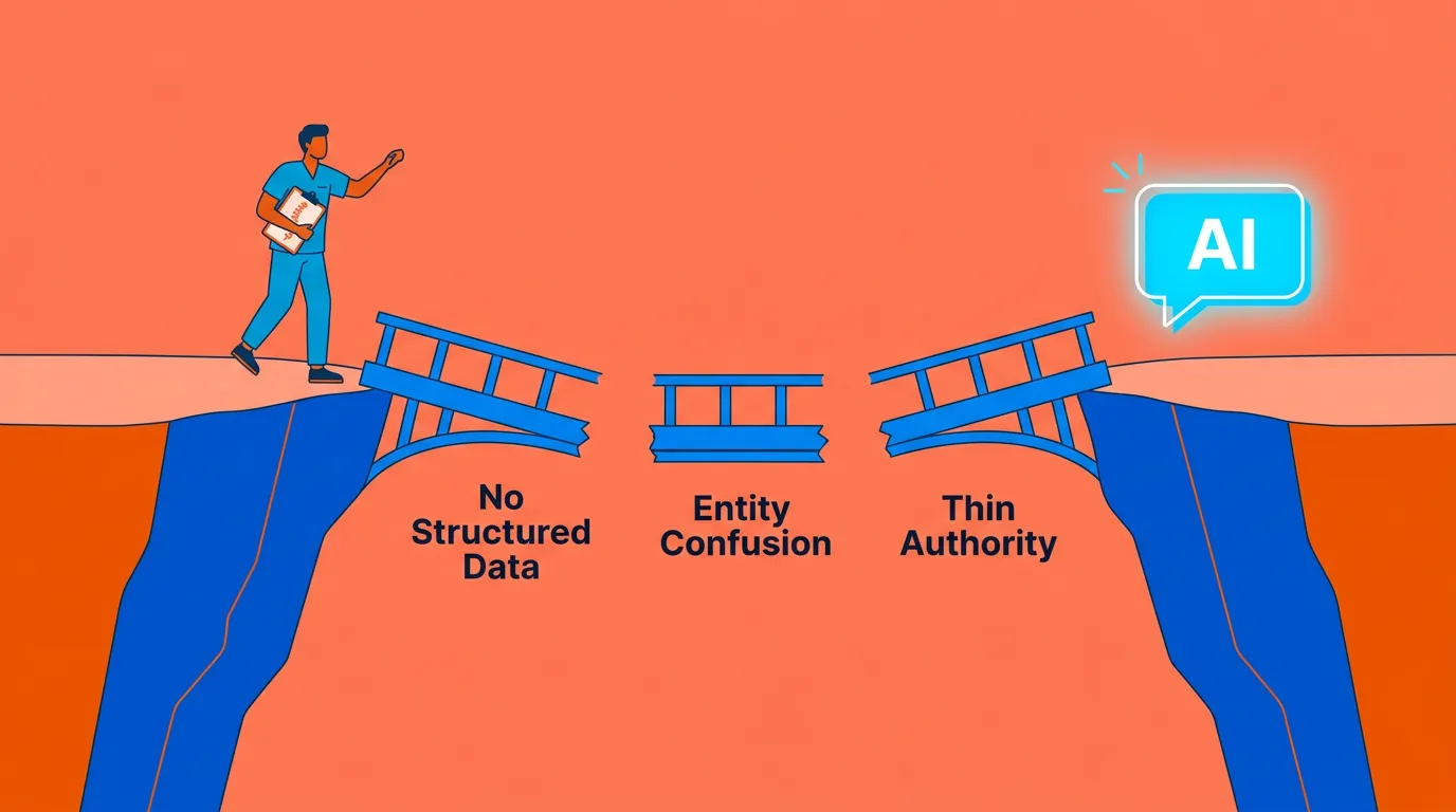 three-technical-gaps-chiropractic-ai-invisibility-structured-data-entity-confusion-authority