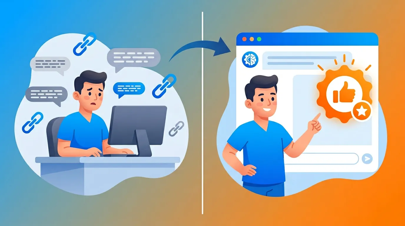 traditional chiropractic SEO versus AI authority recommendation comparison concept illustration