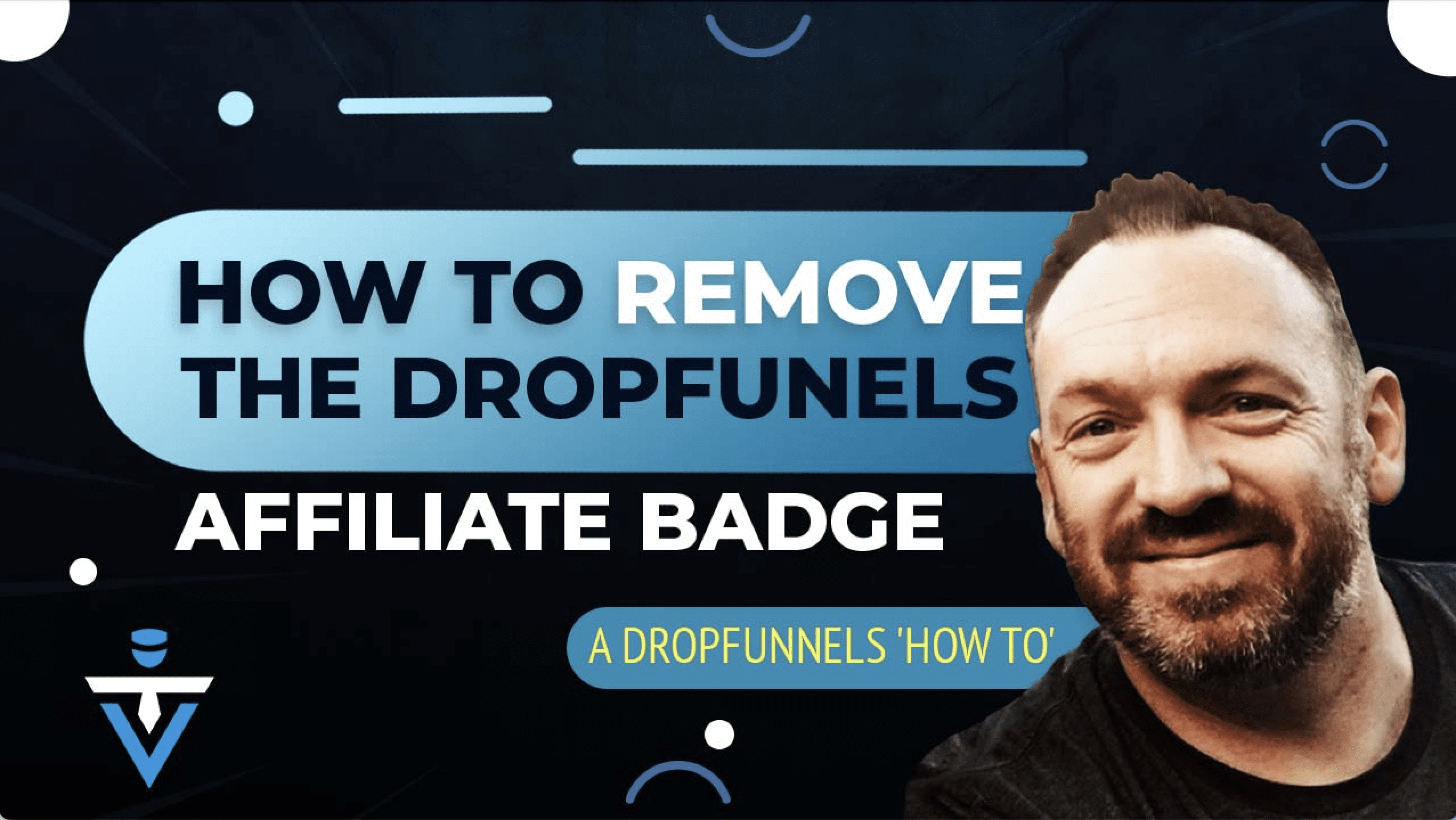 Removing The DropFunnels Affiliate Badge
