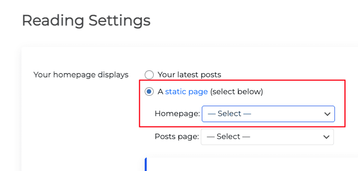 setting your homepage on dropfunnels