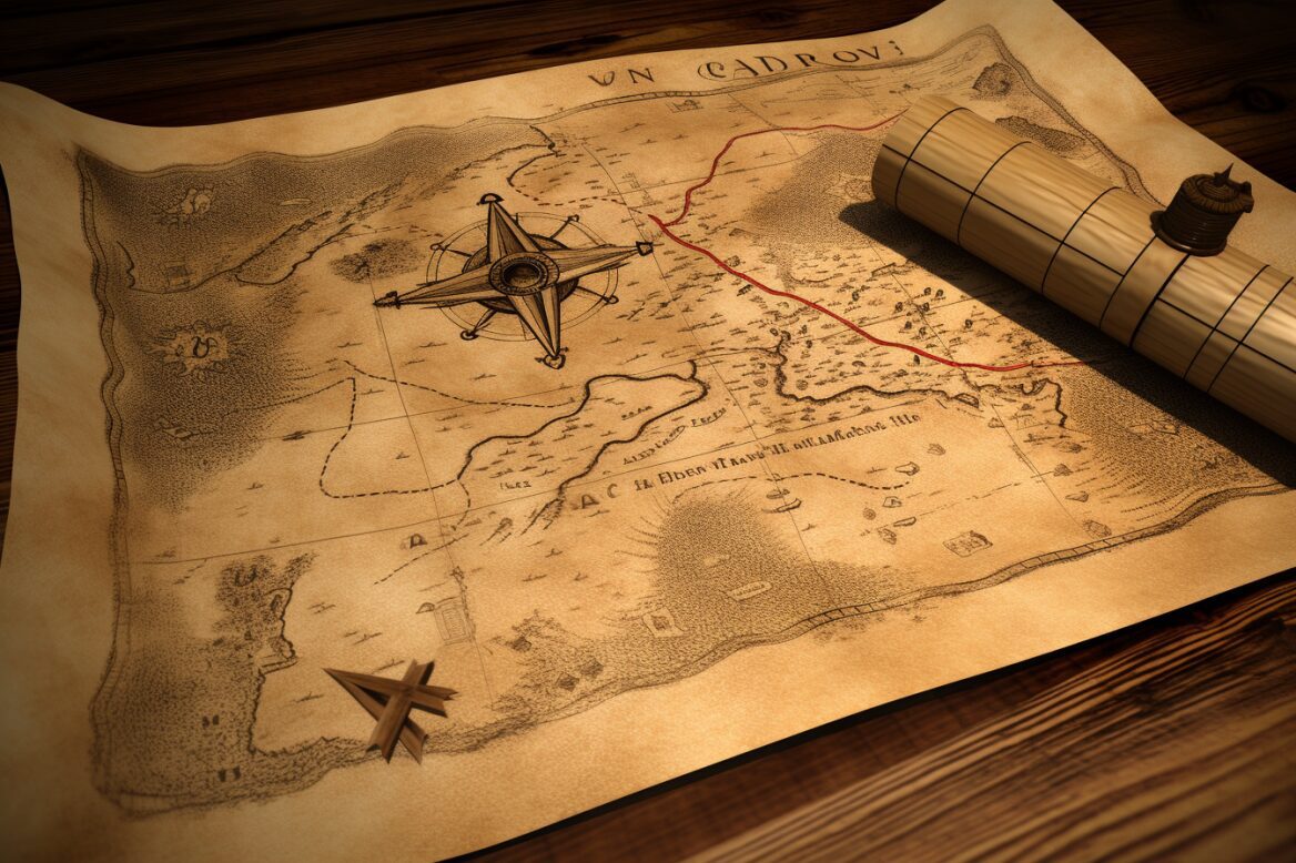 ancient treasure map to map out the process ancient treasure map to map out the process