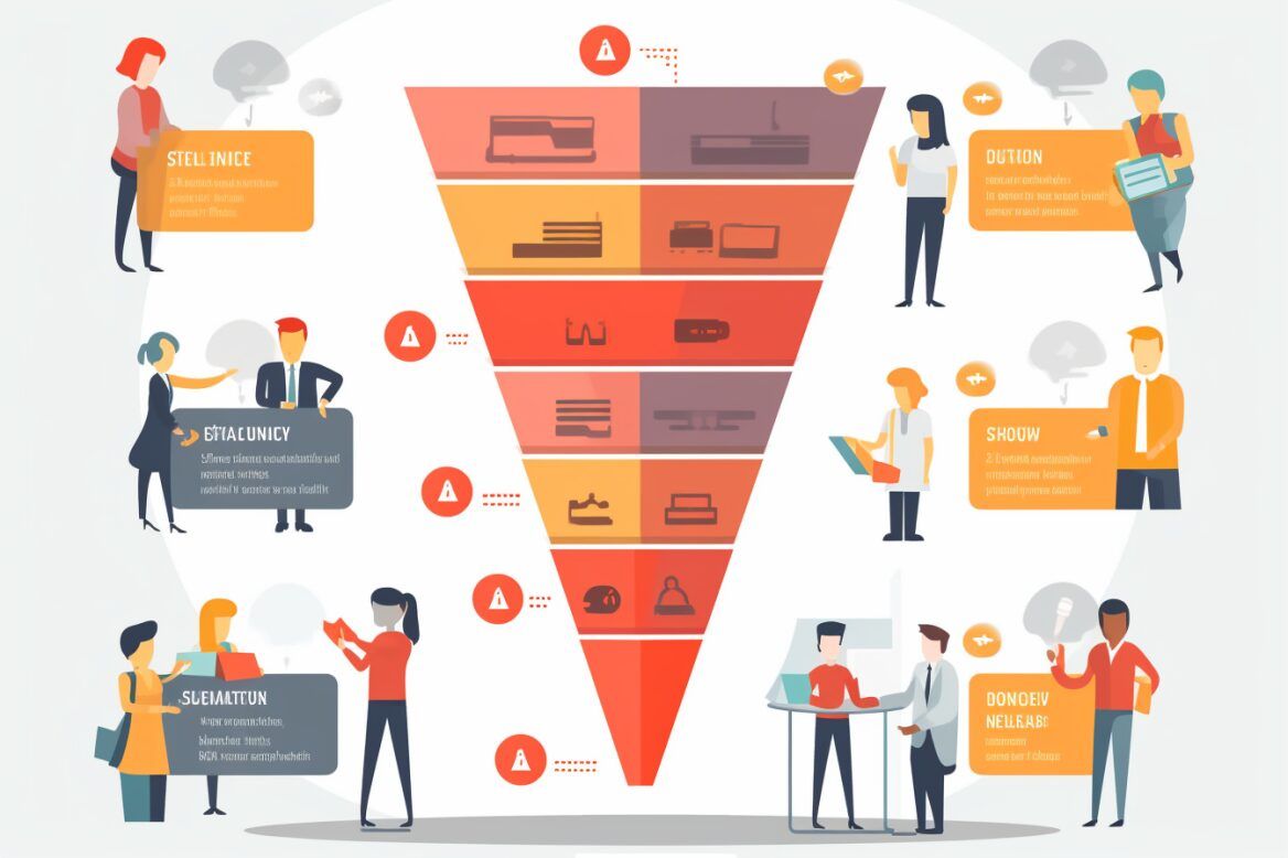 different industries using sales funnels