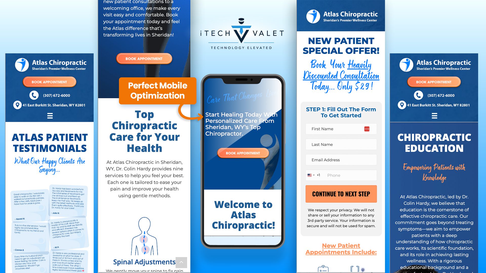 Atlas Chiro Mobile Website Atlas Chiro Mobile Website