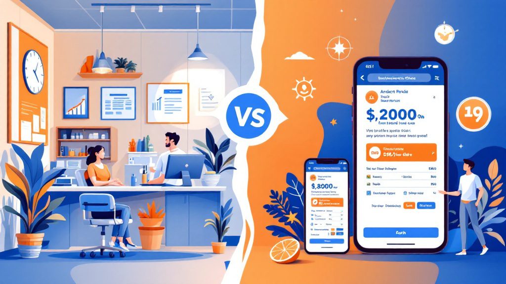 Modern chiropractic practice e-commerce tools showing online booking and payment systems