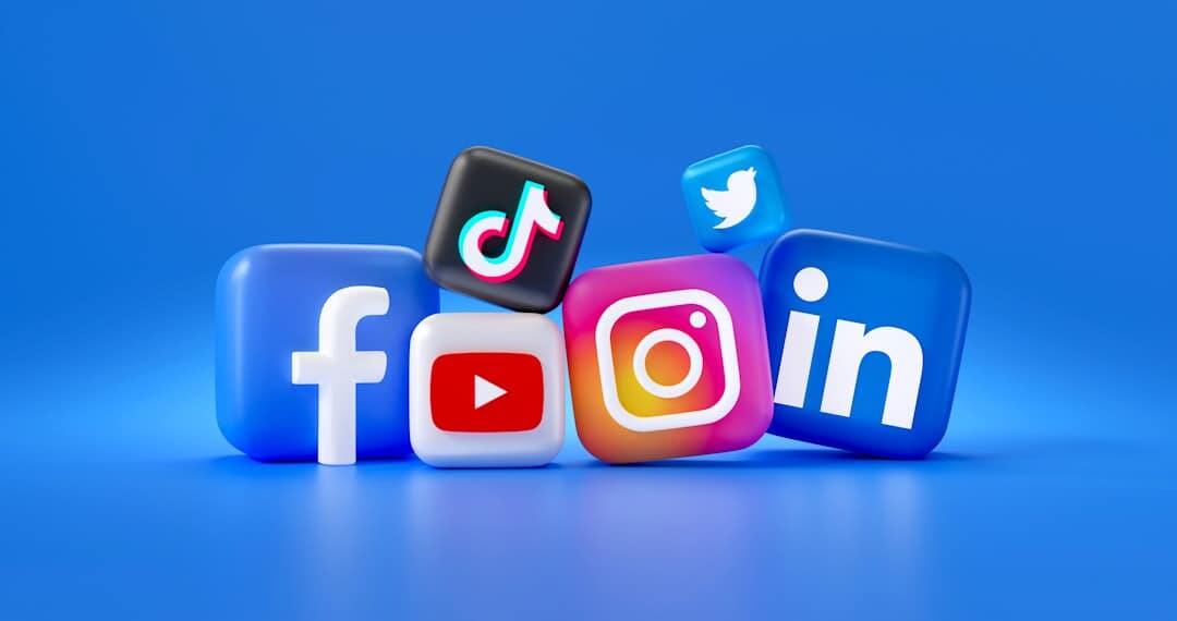 social media marketing icons