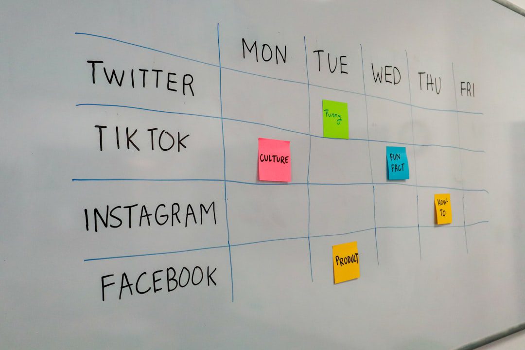 social media promotion calendar