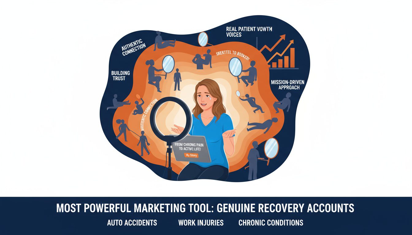 Authentic patient video testimonials building trust and converting prospects through genuine transformation stories