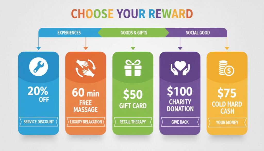Chiropractic referral program incentive options for patient rewards