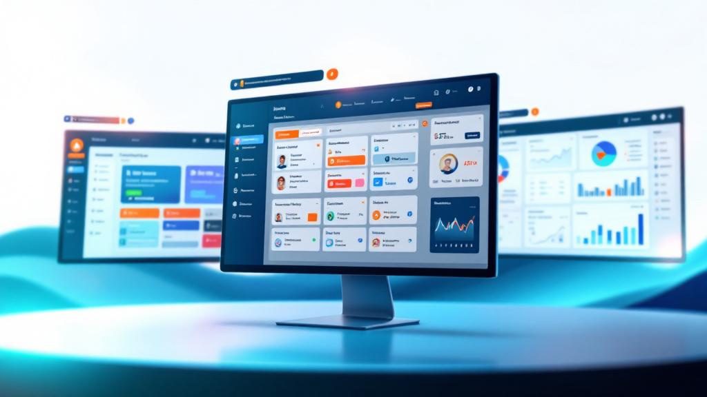 Comparison of top chiropractic practice management software platforms showing different CRM interfaces and features
