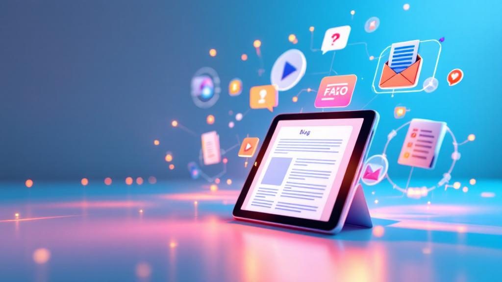 Content marketing strategy for chiropractors including blog posts and video content to attract new patients