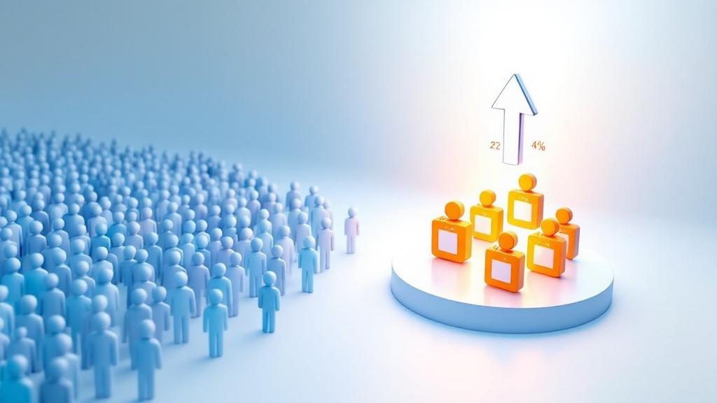 Conversion rate optimization visualization showing increased appointment bookings from same website traffic through CRO improvements