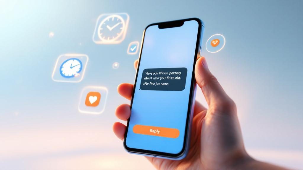 Personalized 24-hour follow-up text message from chiropractor showing post-visit patient care and engagement Personalized 24-hour follow-up text message from chiropractor showing post-visit patient care and engagement