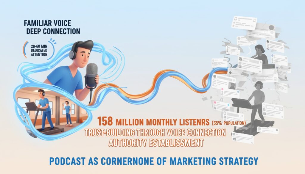 Podcast marketing creating deeper patient connections than social media for chiropractors