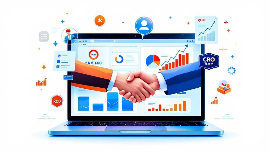 Professional CRO agency services showing advanced analytics tools and expert optimization strategies for chiropractic practices