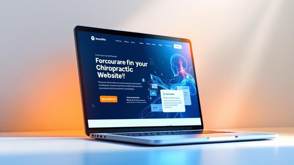 Professional chiropractic website design with online booking and mobile-friendly interface for attracting new patients