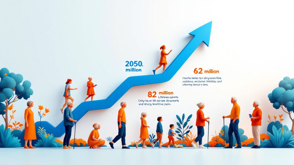 Senior population growth showing demographic opportunity for chiropractic practices