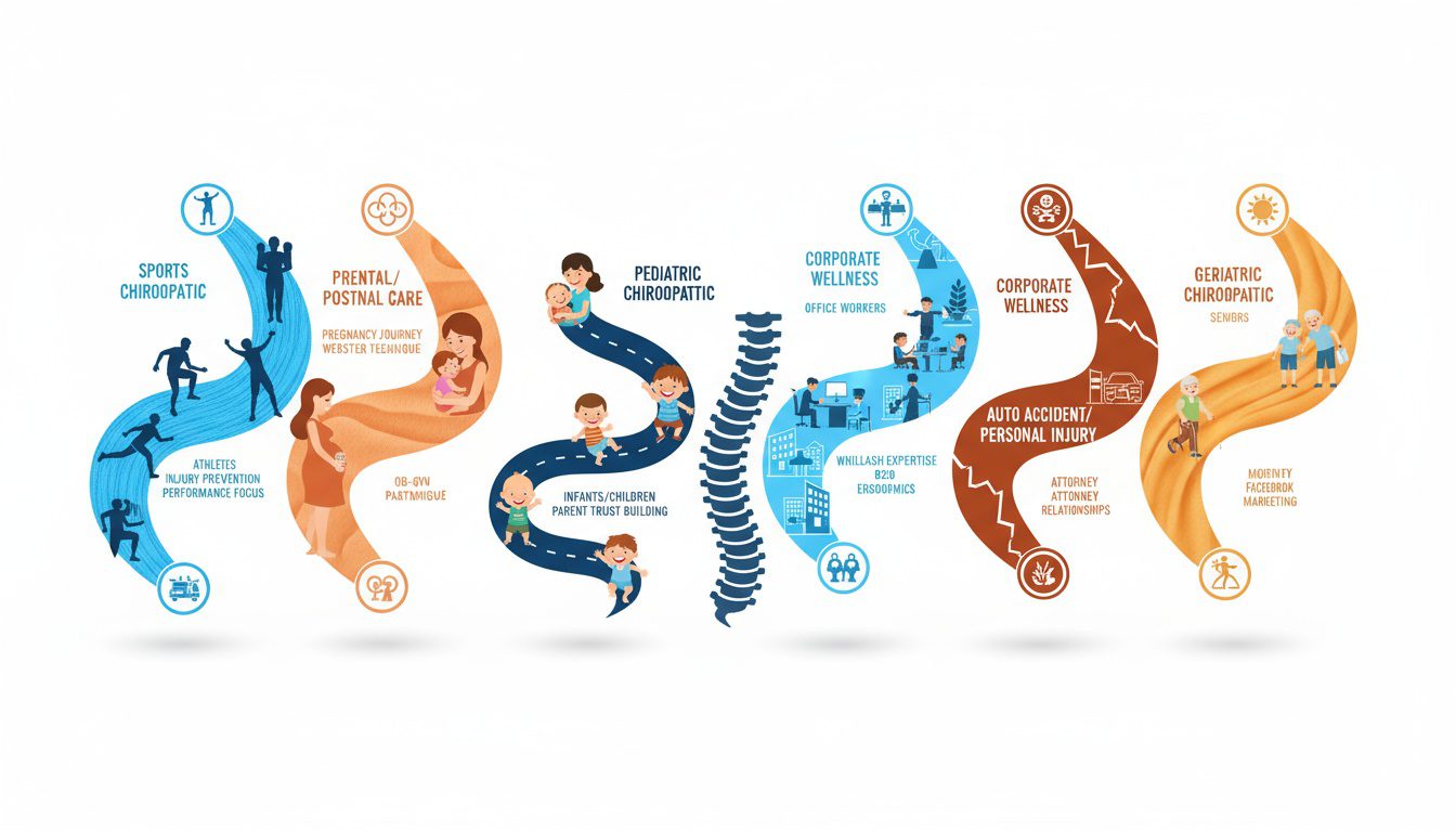 Six profitable chiropractic niches from sports medicine to corporate wellness and geriatric care Six profitable chiropractic niches from sports medicine to corporate wellness and geriatric care