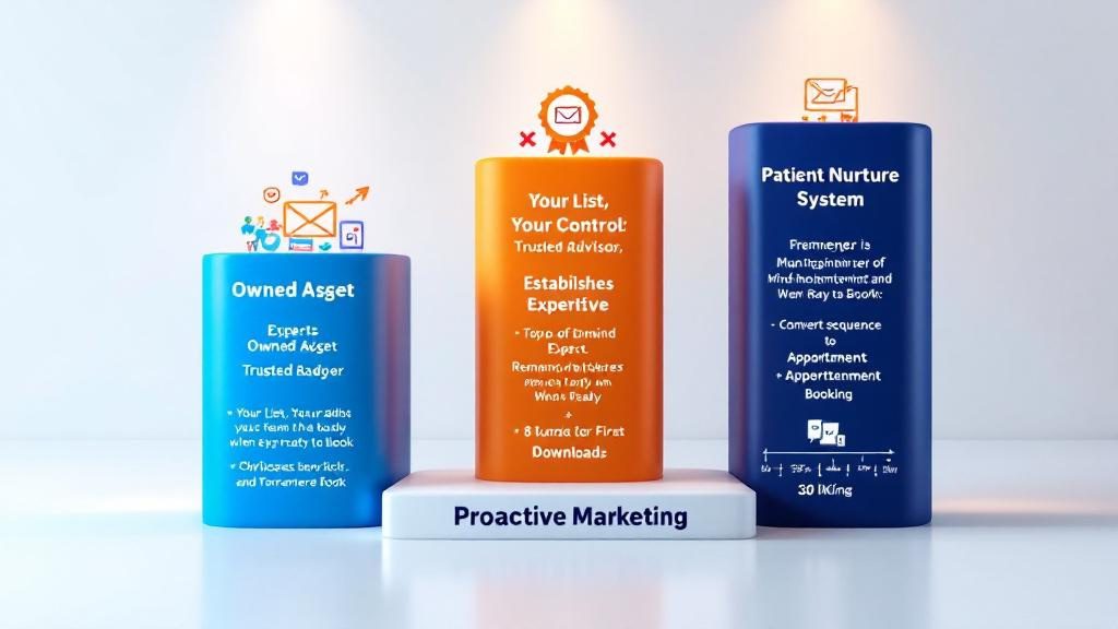 Three key reasons practices need lead magnets showing owned email asset_ expert positioning_ and patient nurturing capability