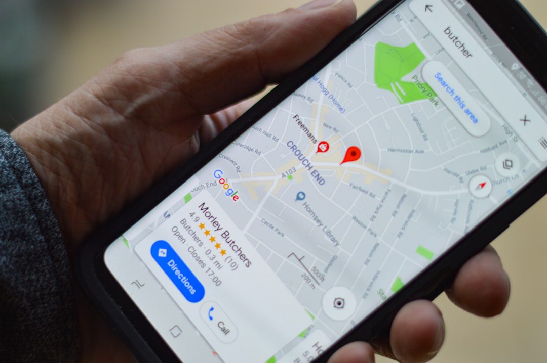 local seo for chiropractors on a mobile device