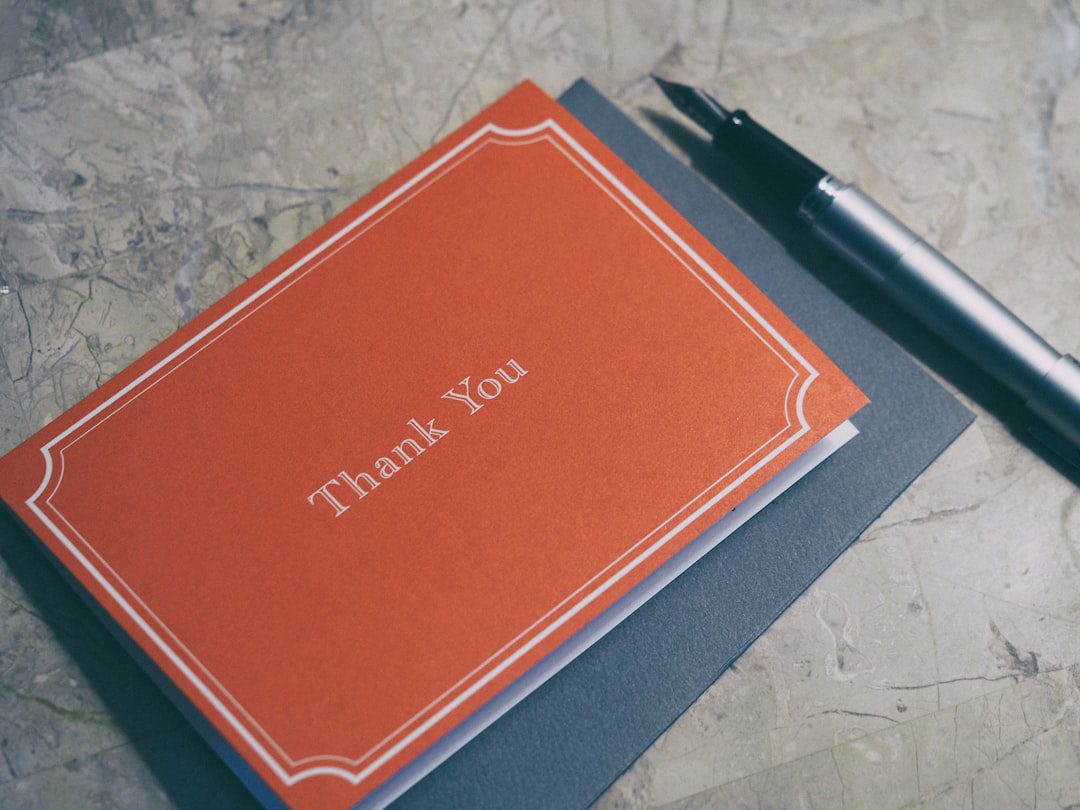 thank you letters for marketing