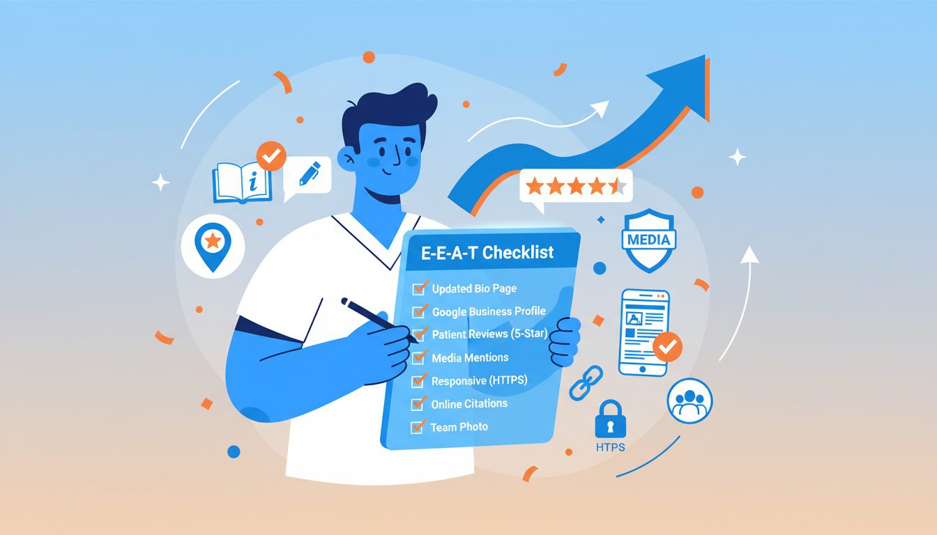 Chiropractic EEAT improvement checklist with actionable steps for better Google rankings and patient trust