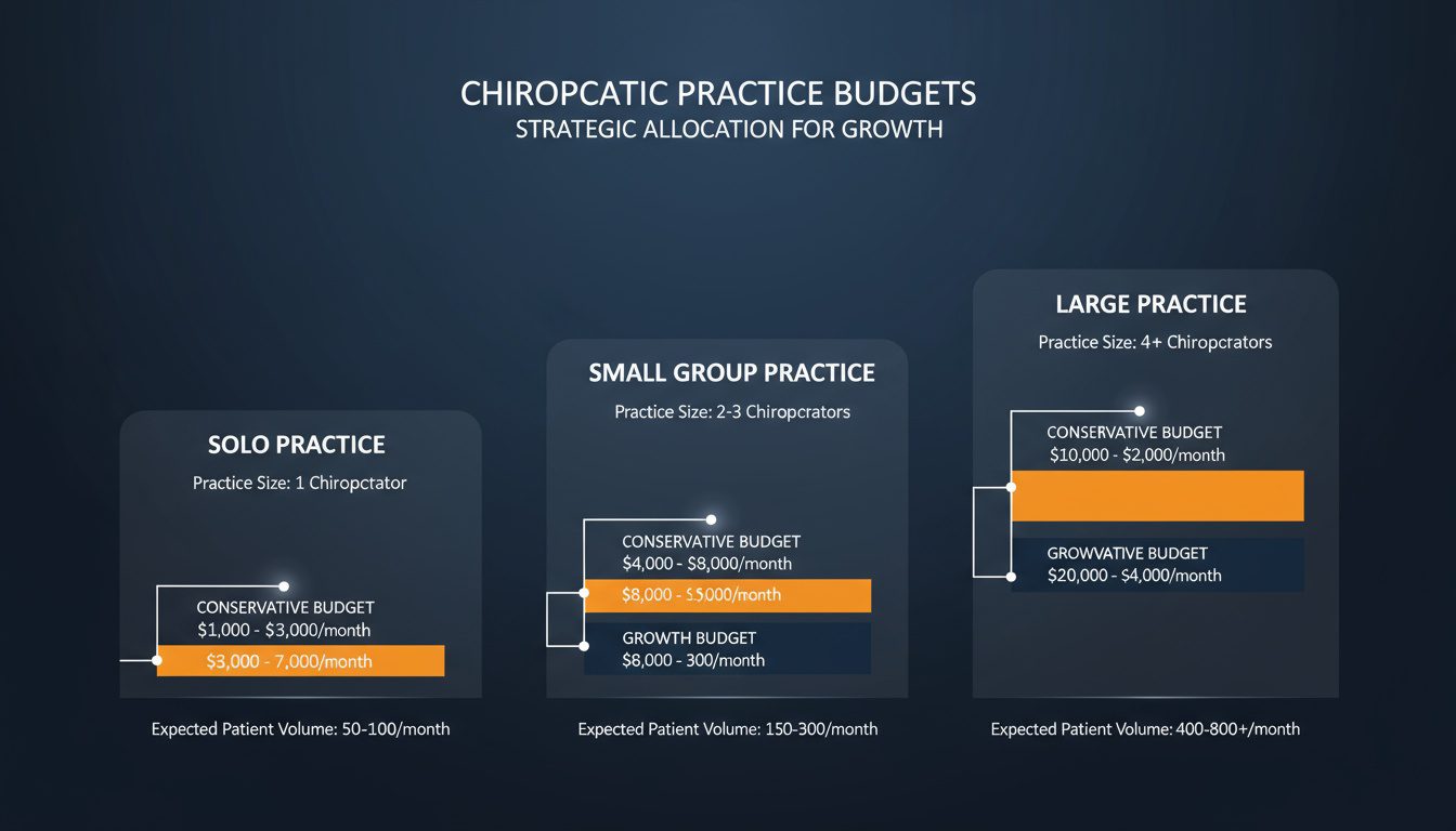 Chiropractic practice budget recommendations by size