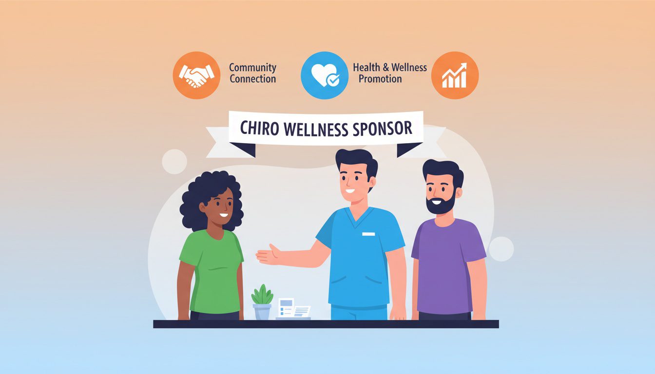 Chiropractor engaging with community members at event booth showing trust and growth benefits