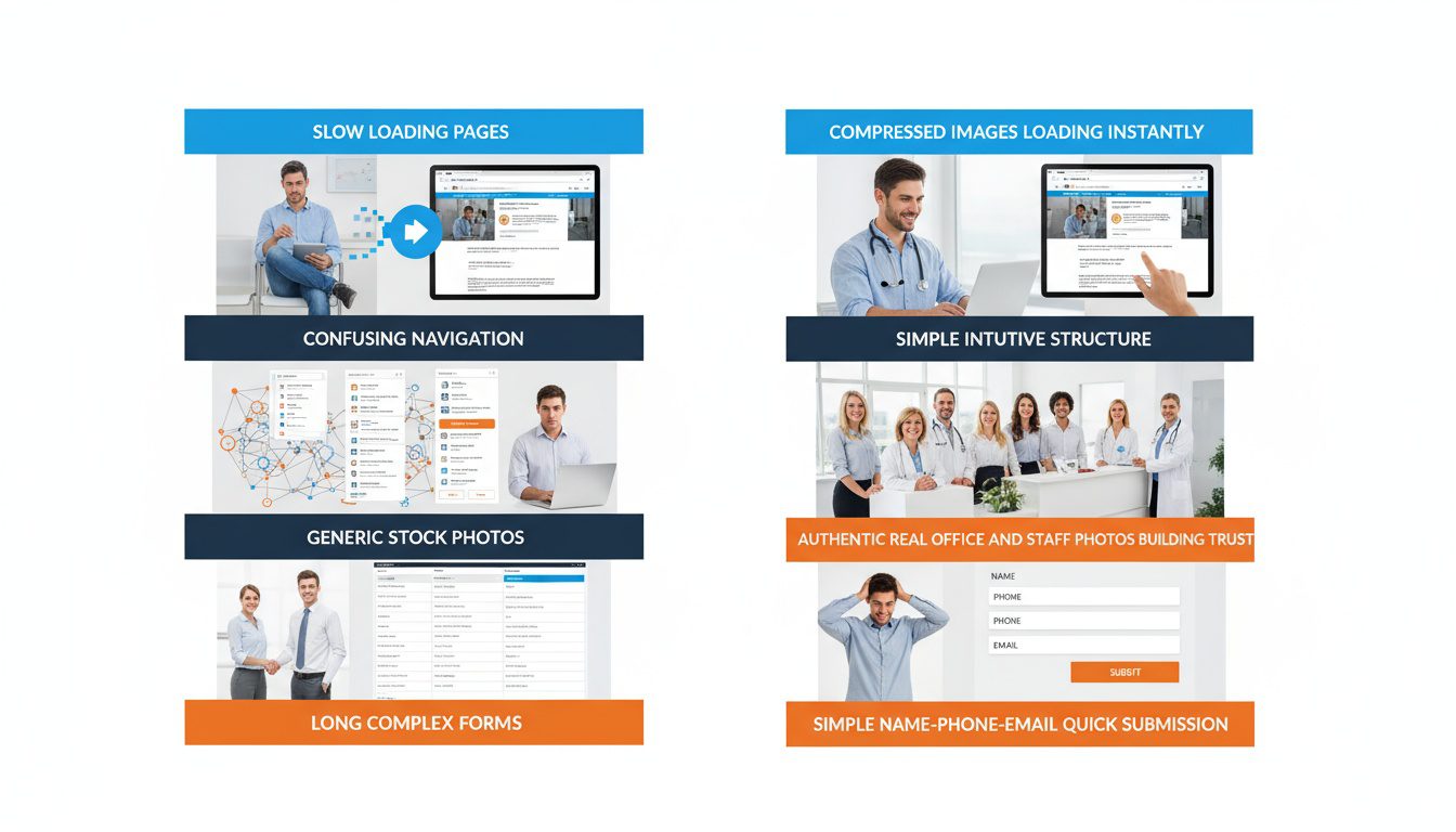 Four common UX mistakes with simple fixes improving speed_ navigation_ authenticity_ and forms