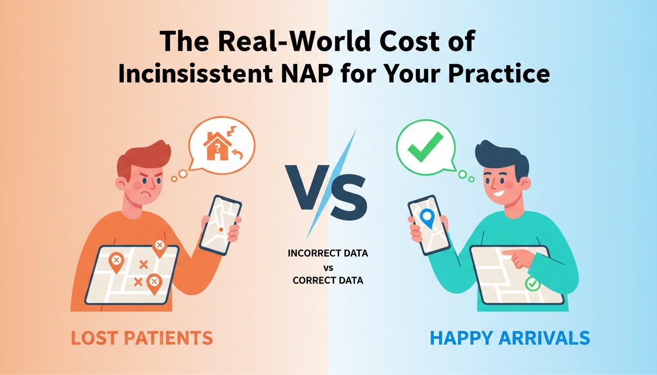 How inconsistent NAP information causes lost patients and confuses potential chiropractic clients