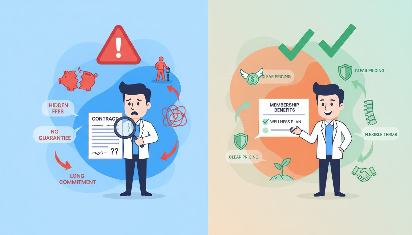 chiropractic membership plan common pitfalls and solutions showing problems to avoid