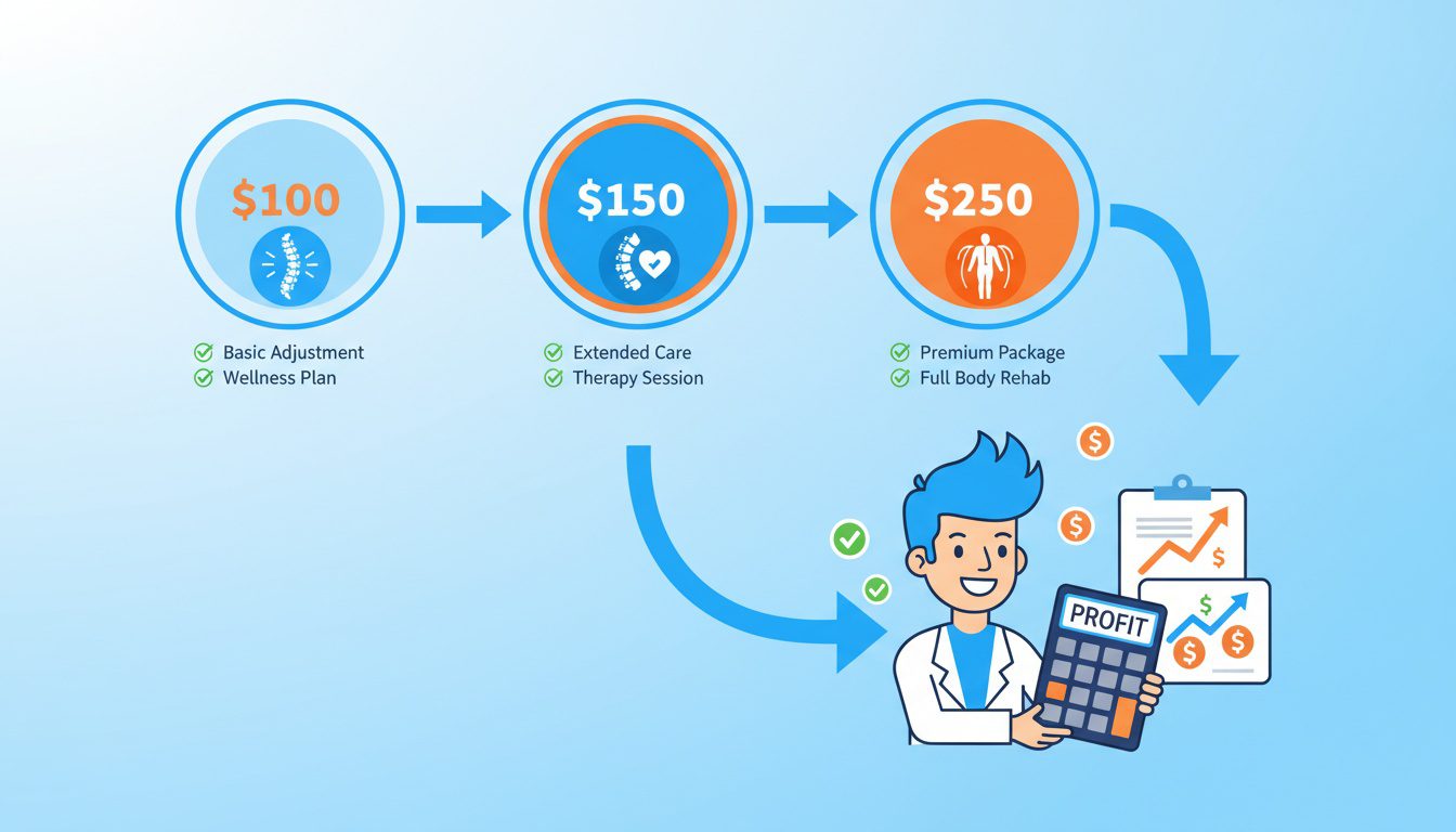 chiropractic membership plan pricing strategy showing tiered pricing structure and profit analysis