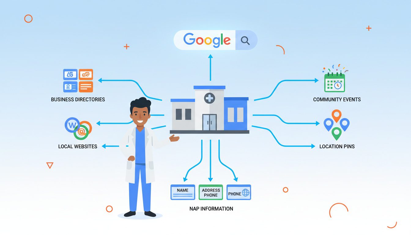 chiropractic practice connected to multiple local citation and directory sources