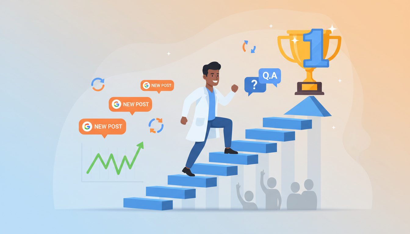 chiropractor climbing rankings with advanced Google Business Profile optimization strategies