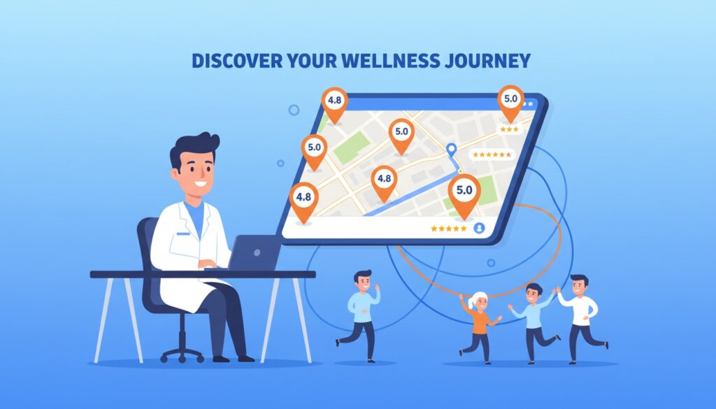 chiropractor optimizing Google Business Profile for local search visibility