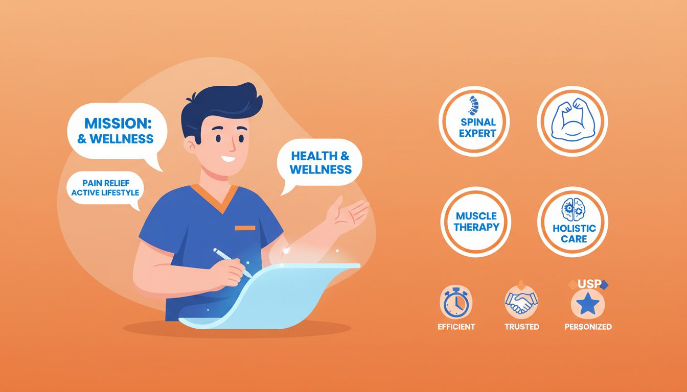 chiropractor writing compelling business description for Google Business Profile