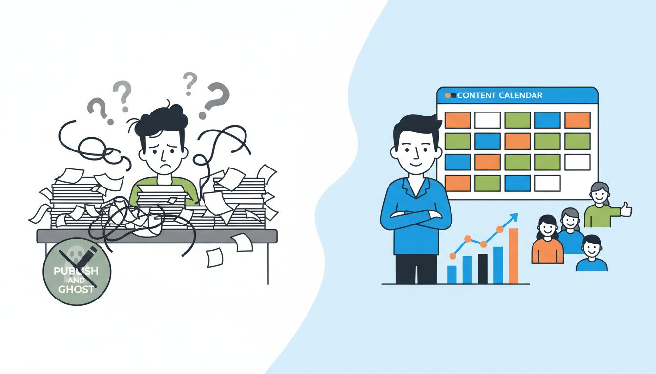 common chiropractic blog writing mistakes versus successful consistent content strategy approach