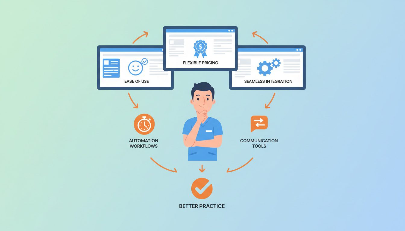 comparing email automation platforms and practice management software options for chiropractors